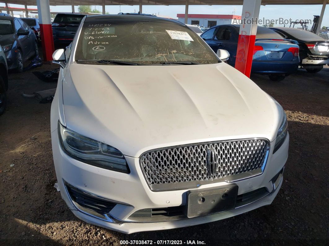 2017 Lincoln Mkz Reserve White vin: 3LN6L5E9XHR610811