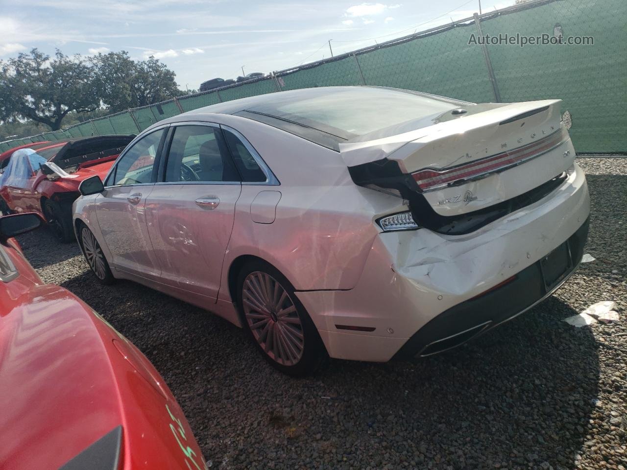 2017 Lincoln Mkz Reserve Белый vin: 3LN6L5E9XHR613174