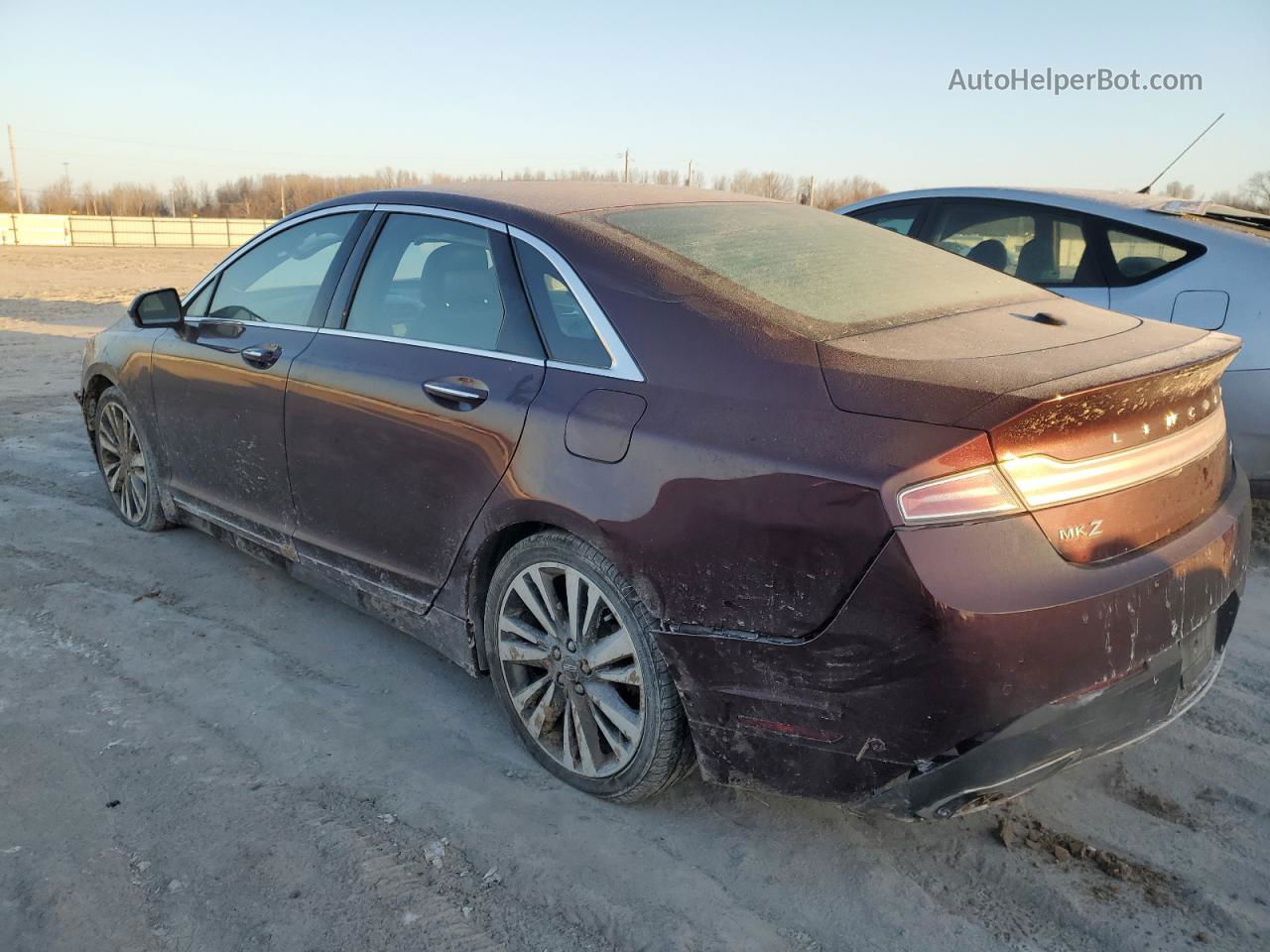 2017 Lincoln Mkz Reserve Burgundy vin: 3LN6L5E9XHR618567