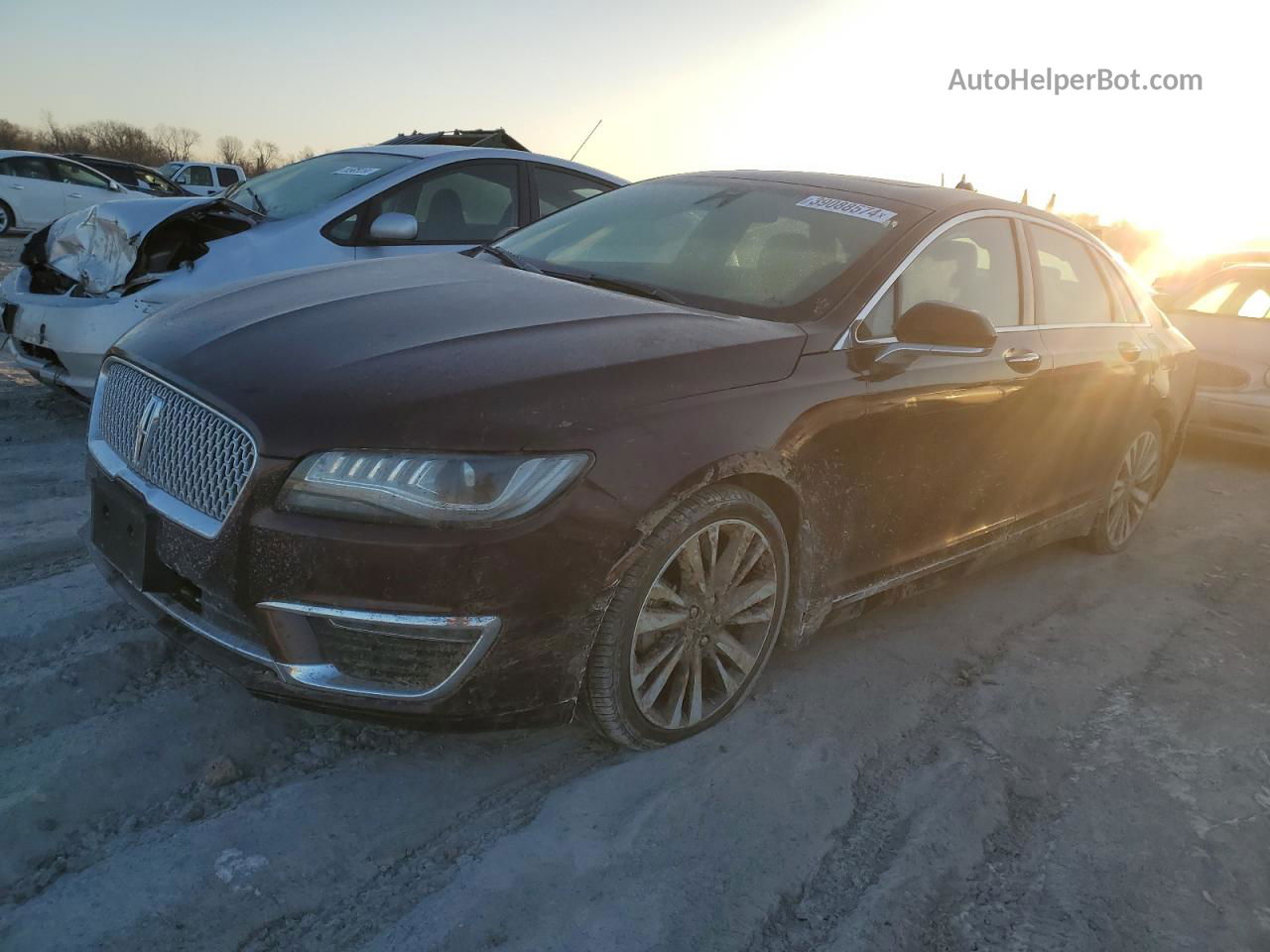 2017 Lincoln Mkz Reserve Burgundy vin: 3LN6L5E9XHR618567