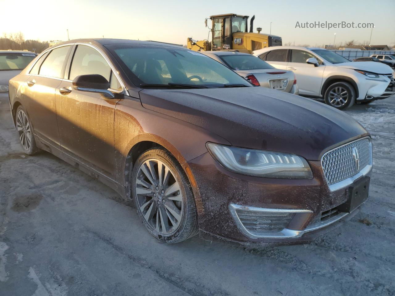 2017 Lincoln Mkz Reserve Burgundy vin: 3LN6L5E9XHR618567