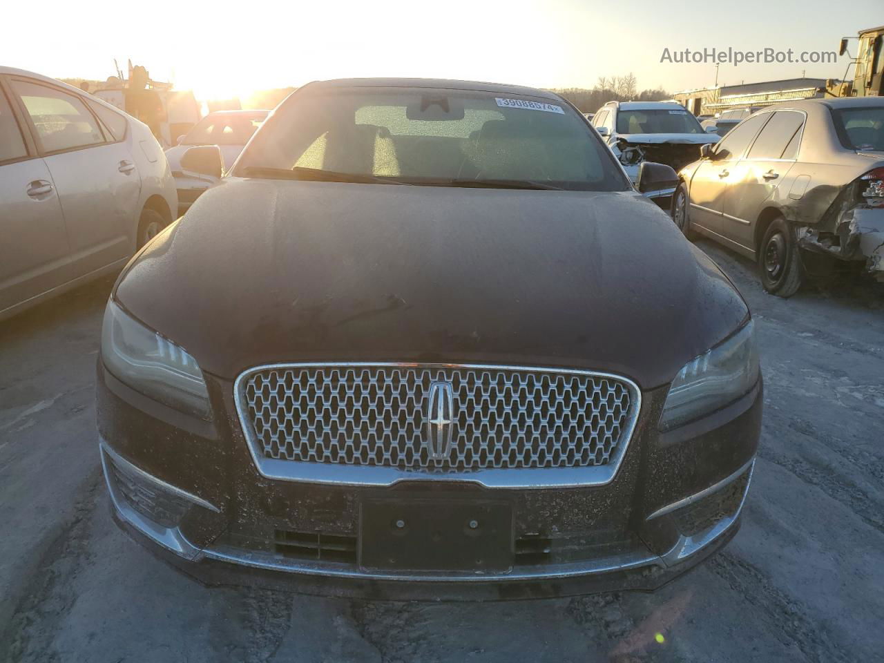 2017 Lincoln Mkz Reserve Burgundy vin: 3LN6L5E9XHR618567