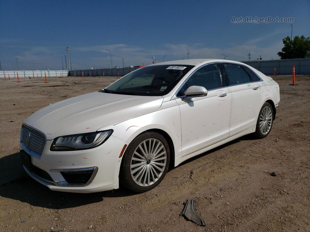 2017 Lincoln Mkz Reserve Белый vin: 3LN6L5E9XHR624983