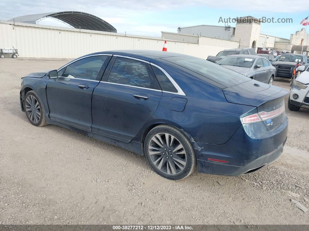 2017 Lincoln Mkz Reserve Dark Blue vin: 3LN6L5E9XHR634624