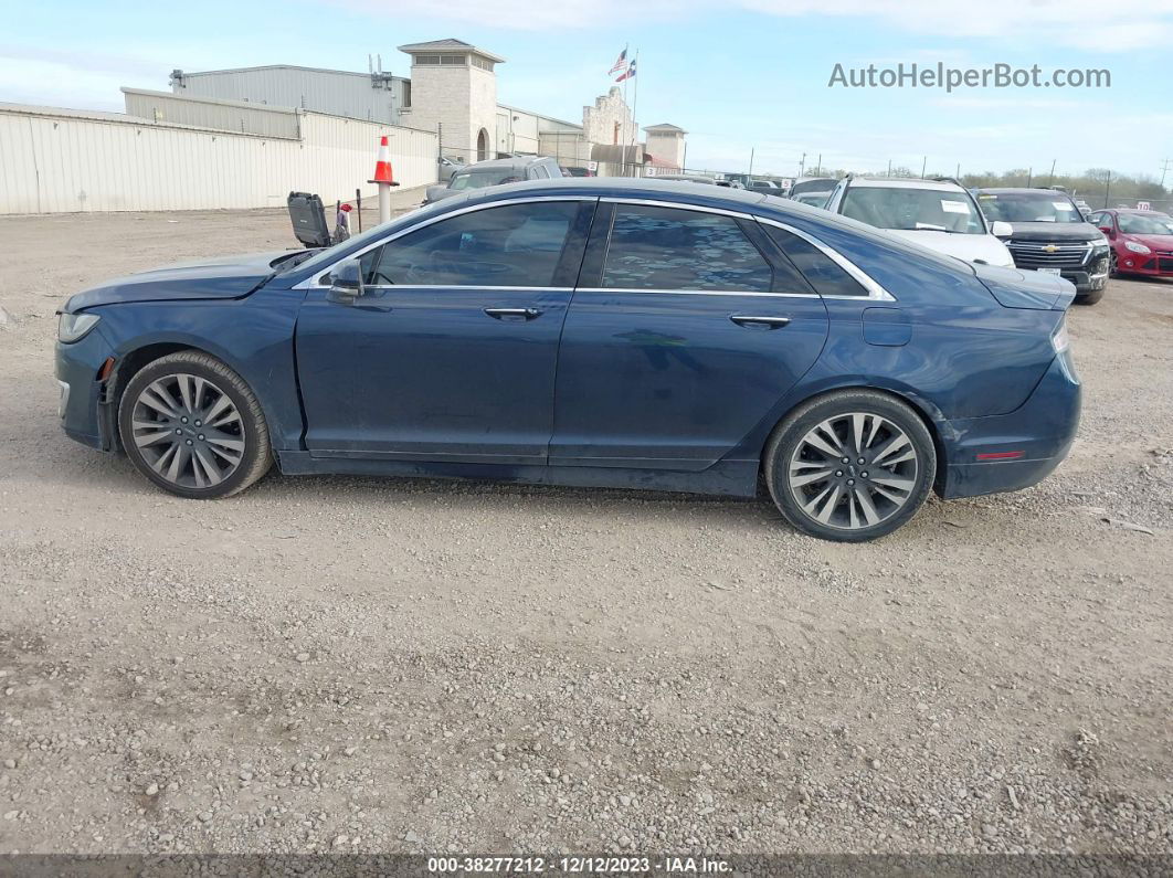 2017 Lincoln Mkz Reserve Dark Blue vin: 3LN6L5E9XHR634624