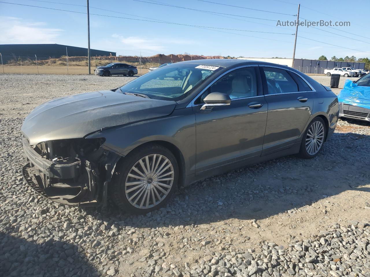 2017 Lincoln Mkz Reserve Gray vin: 3LN6L5EC0HR614717