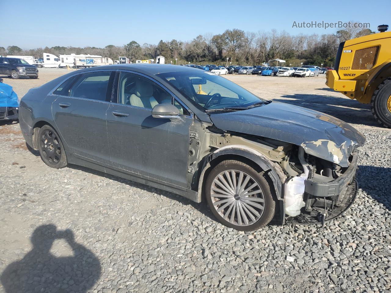 2017 Lincoln Mkz Reserve Gray vin: 3LN6L5EC0HR614717