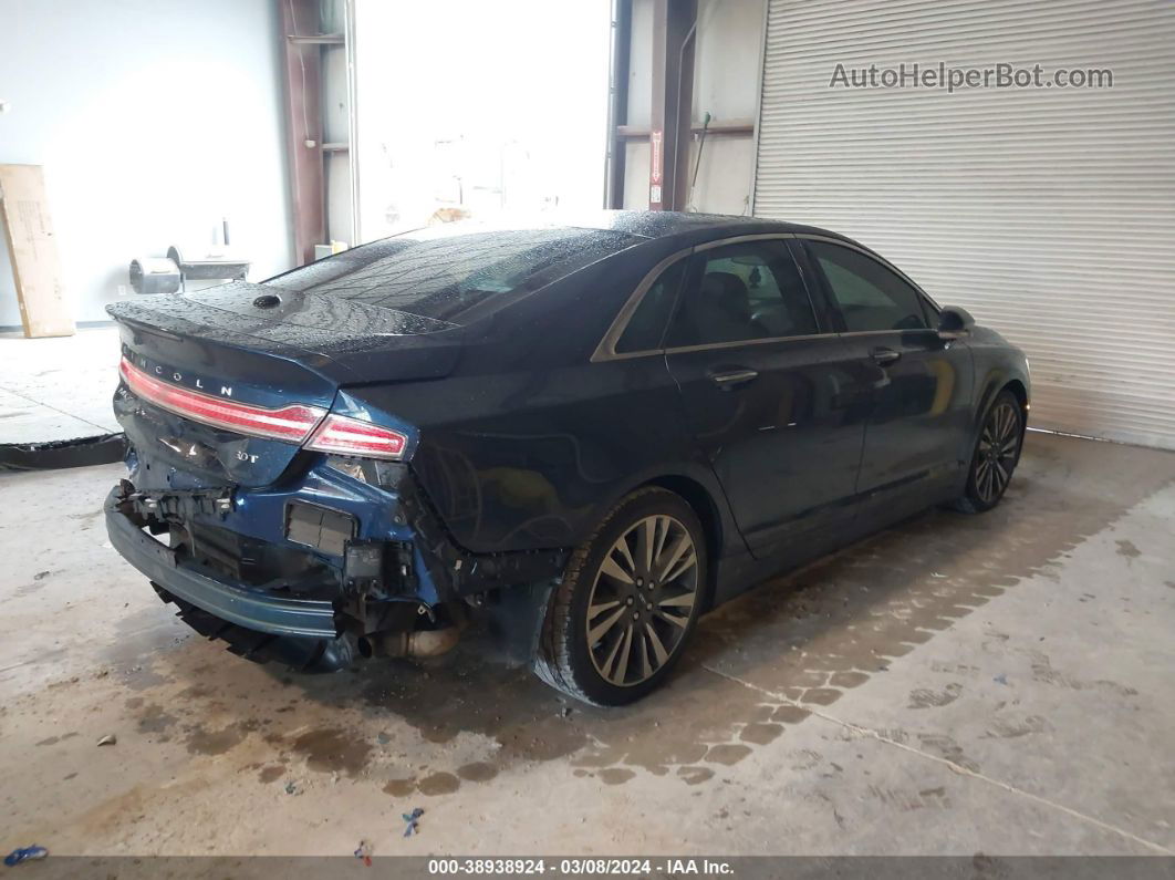 2017 Lincoln Mkz Reserve Blue vin: 3LN6L5EC0HR629833