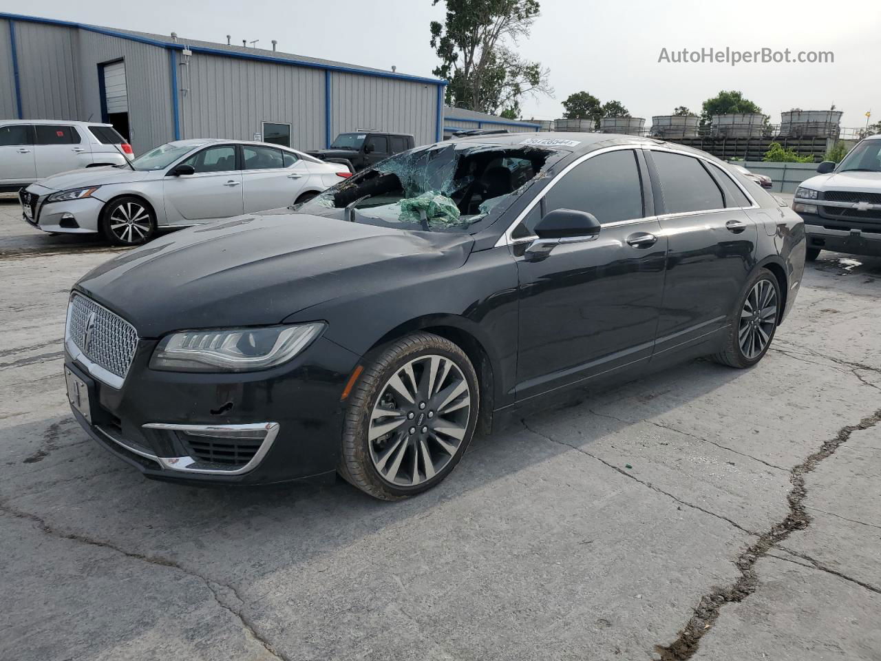 2017 Lincoln Mkz Reserve Черный vin: 3LN6L5EC1HR627525