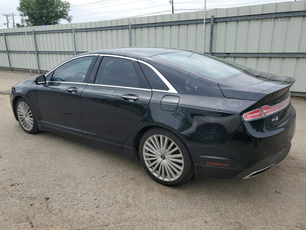 2017 Lincoln Mkz Reserve Black vin: 3LN6L5EC1HR627914