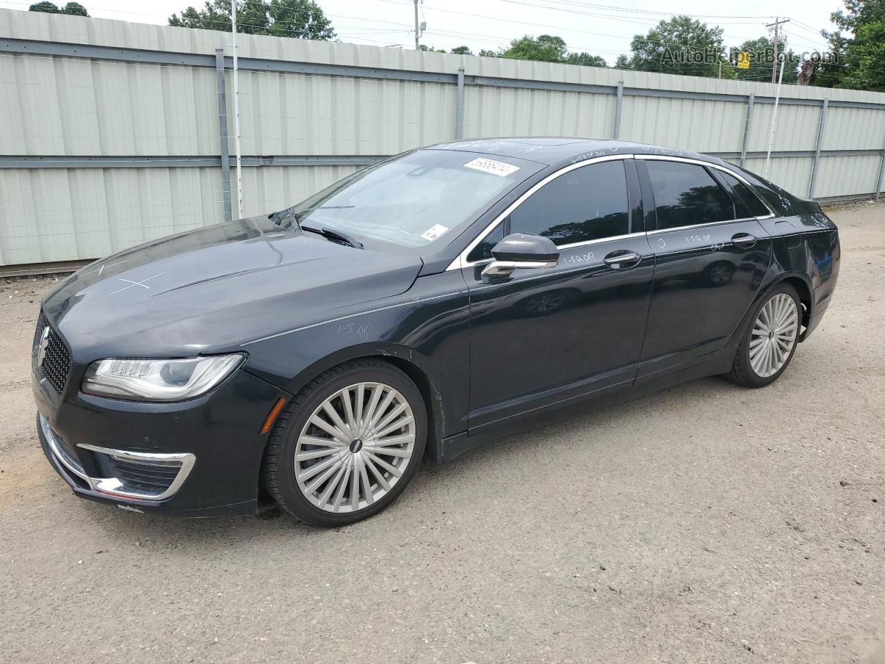 2017 Lincoln Mkz Reserve Black vin: 3LN6L5EC1HR627914