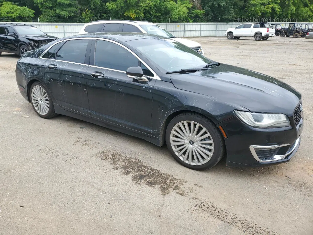 2017 Lincoln Mkz Reserve Black vin: 3LN6L5EC1HR627914