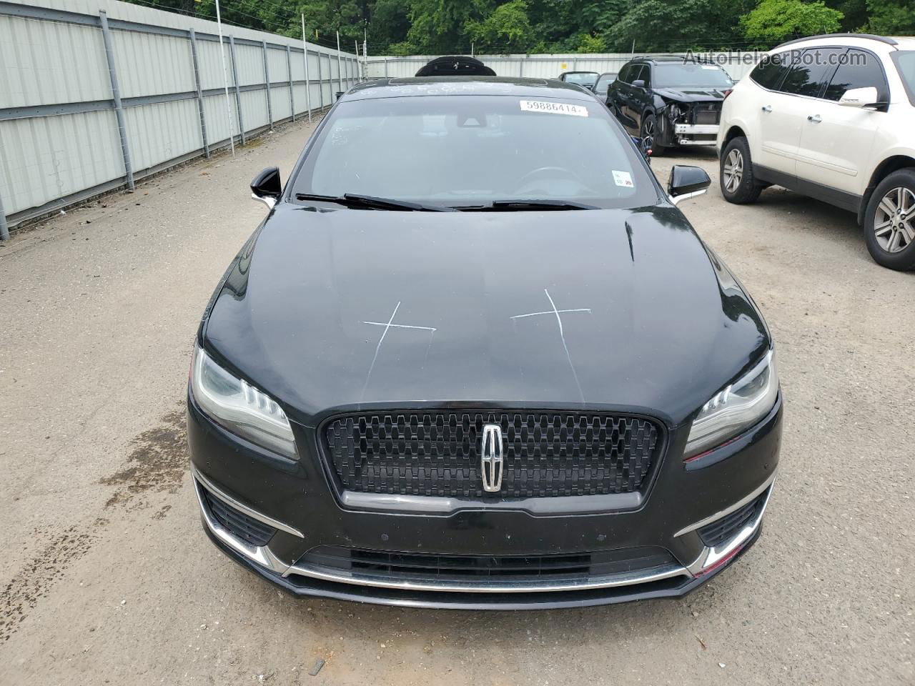 2017 Lincoln Mkz Reserve Black vin: 3LN6L5EC1HR627914