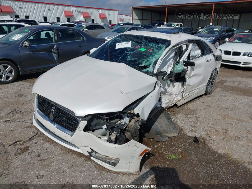 2017 Lincoln Mkz Reserve White vin: 3LN6L5EC1HR635317