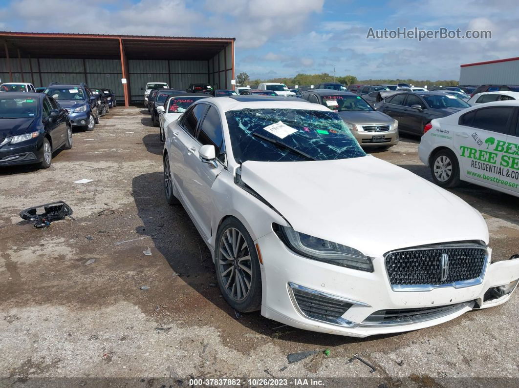 2017 Lincoln Mkz Reserve Белый vin: 3LN6L5EC1HR635317