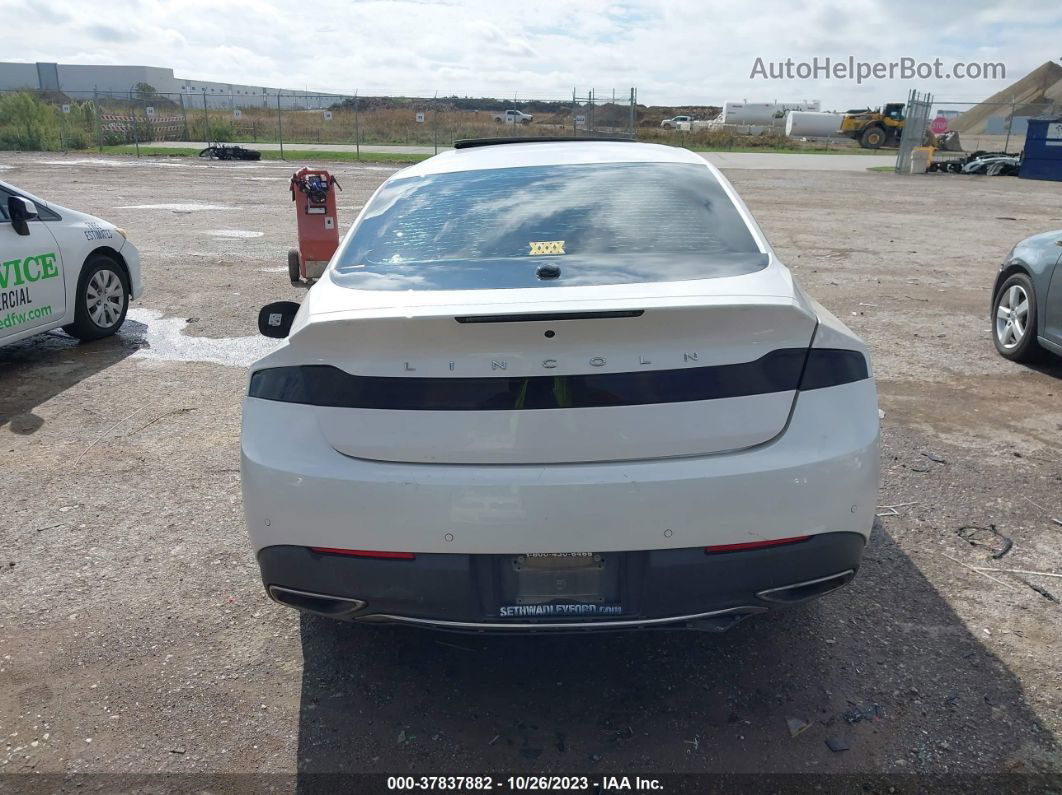 2017 Lincoln Mkz Reserve White vin: 3LN6L5EC1HR635317