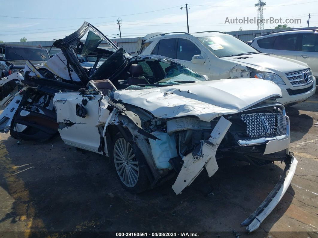 2017 Lincoln Mkz Reserve White vin: 3LN6L5ECXHR605572