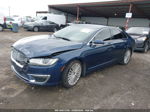 2017 Lincoln Mkz Reserve Dark Blue vin: 3LN6L5ECXHR611808