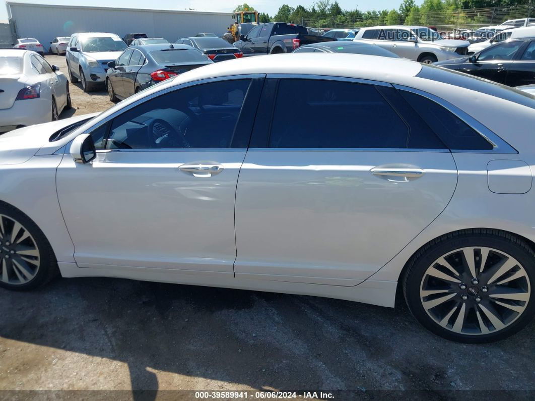 2017 Lincoln Mkz Reserve White vin: 3LN6L5ECXHR612134