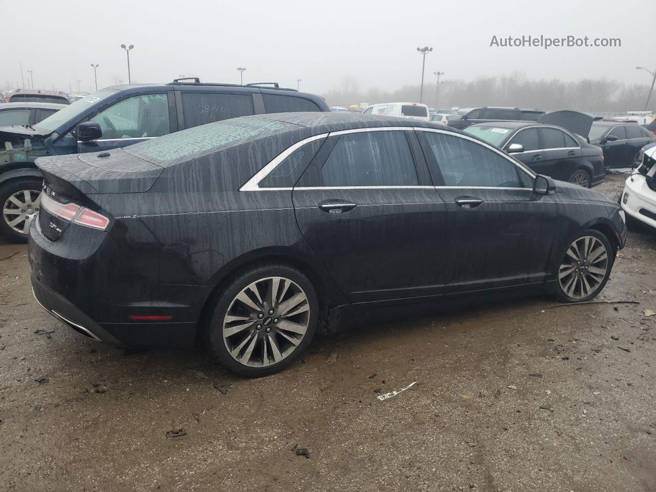 2017 Lincoln Mkz Reserve Black vin: 3LN6L5F90HR600769