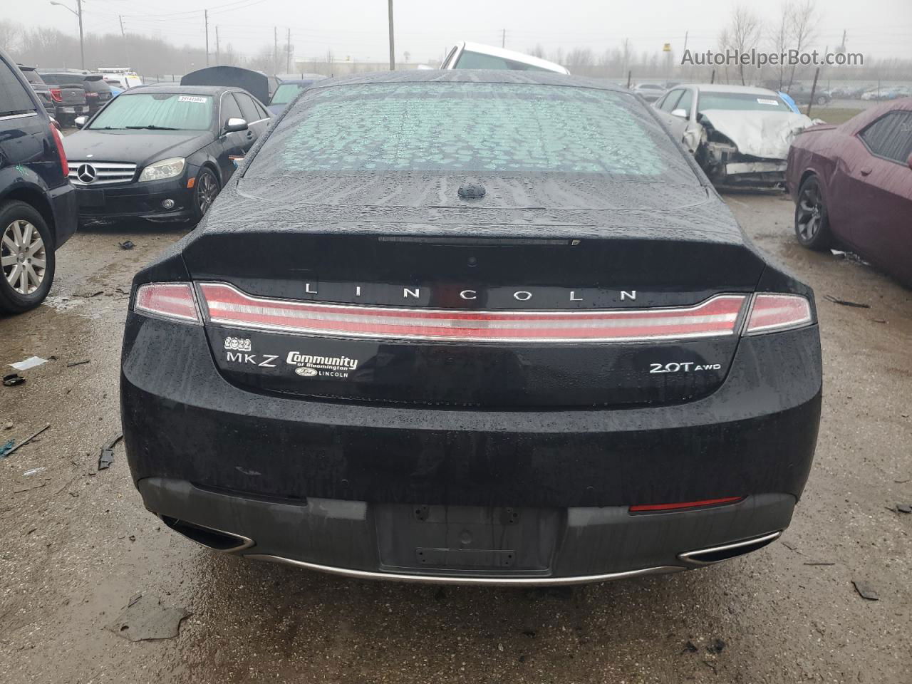 2017 Lincoln Mkz Reserve Черный vin: 3LN6L5F90HR600769