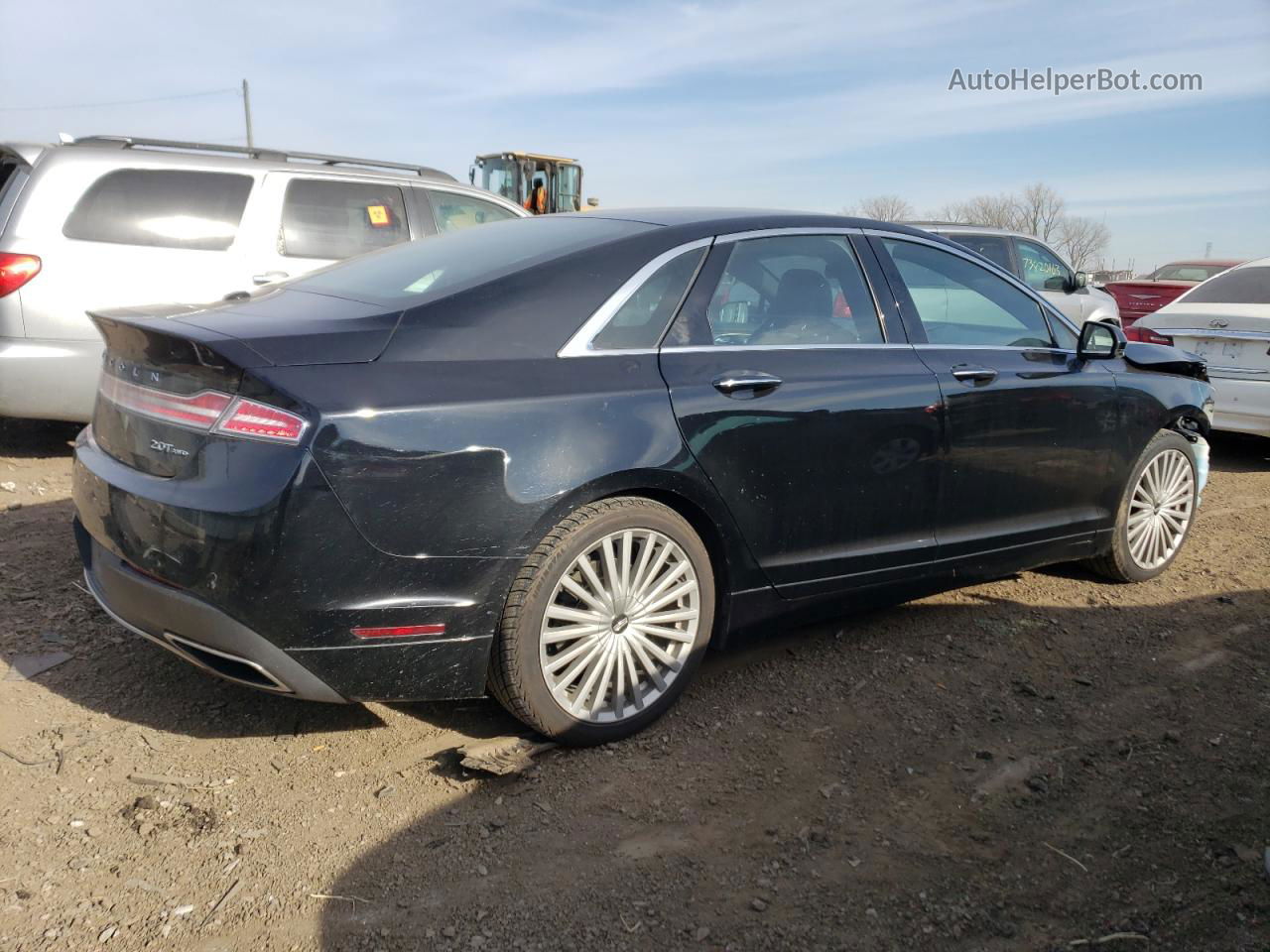 2017 Lincoln Mkz Reserve Черный vin: 3LN6L5F90HR634100