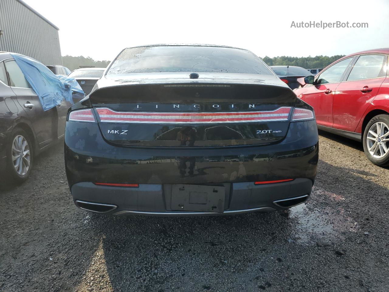 2017 Lincoln Mkz Reserve Черный vin: 3LN6L5F90HR634131