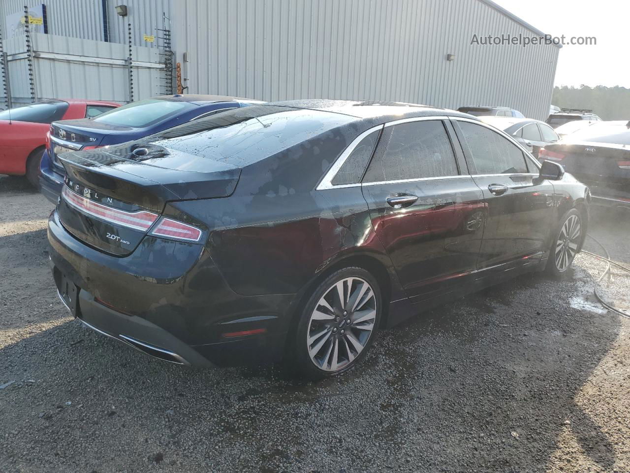 2017 Lincoln Mkz Reserve Черный vin: 3LN6L5F90HR634131