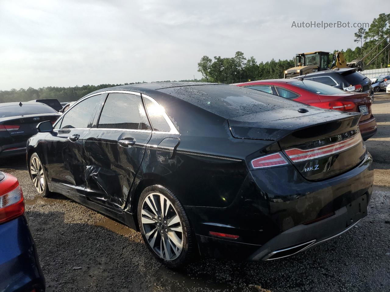 2017 Lincoln Mkz Reserve Black vin: 3LN6L5F90HR634131