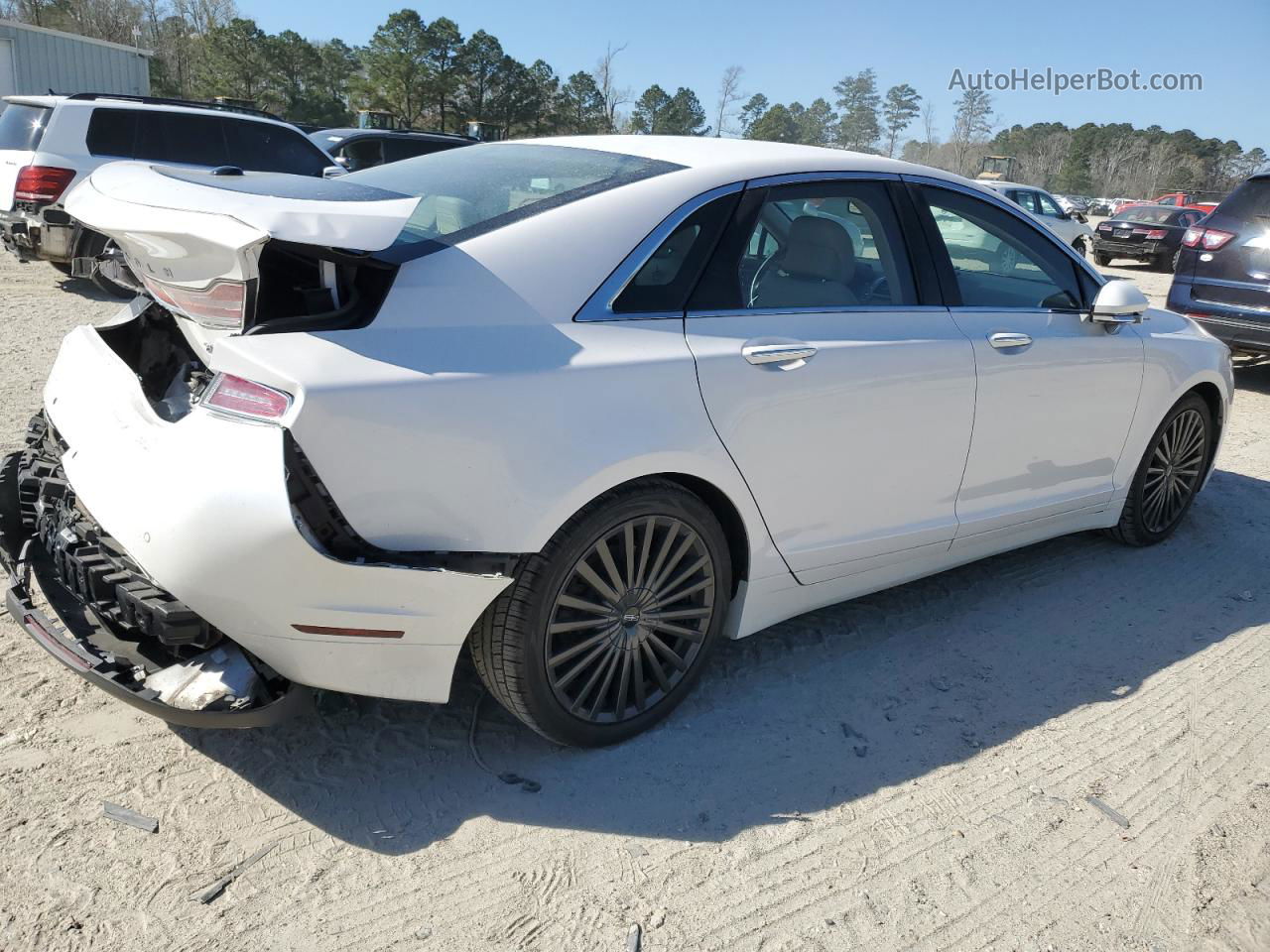 2017 Lincoln Mkz Reserve White vin: 3LN6L5F90HR647543