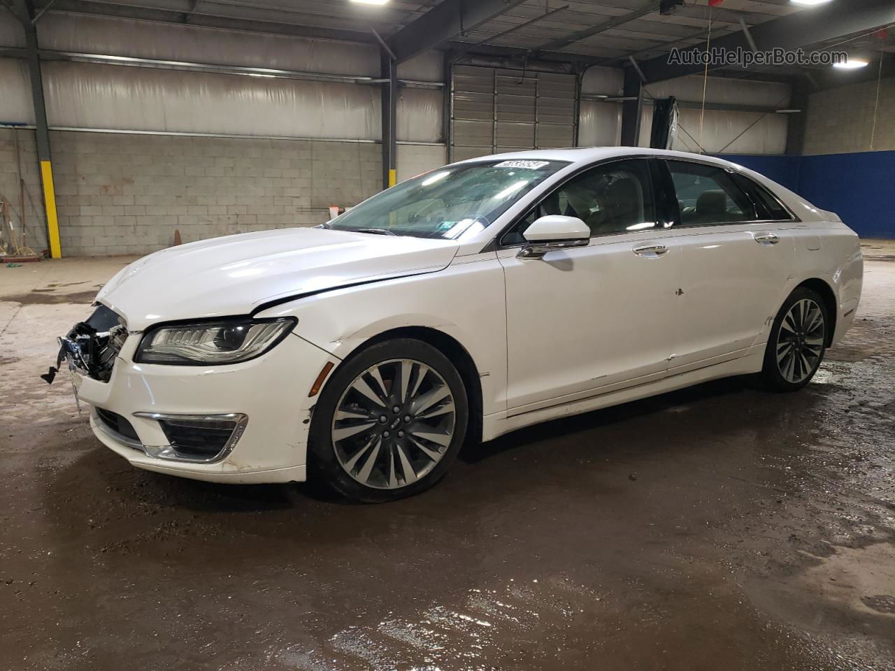 2017 Lincoln Mkz Reserve White vin: 3LN6L5F90HR649924