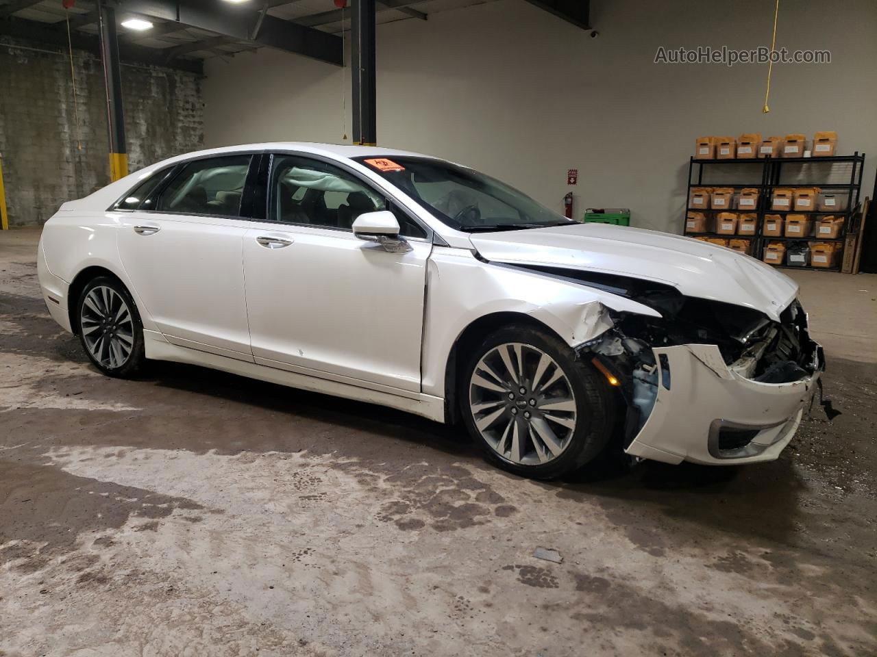 2017 Lincoln Mkz Reserve Белый vin: 3LN6L5F90HR649924