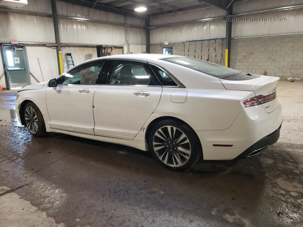 2017 Lincoln Mkz Reserve White vin: 3LN6L5F90HR649924