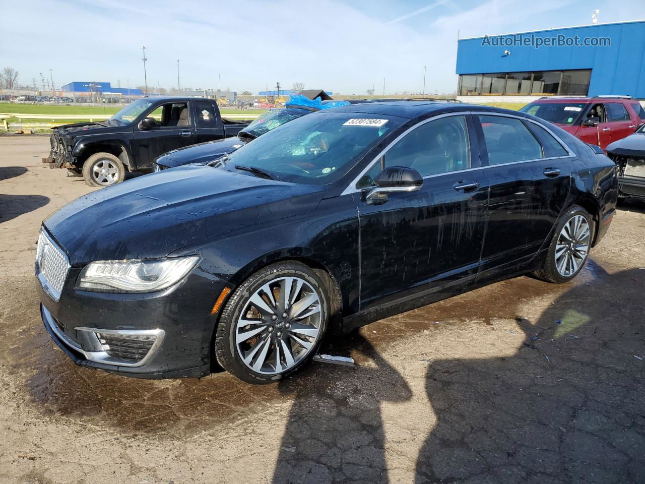 2017 Lincoln Mkz Reserve Черный vin: 3LN6L5F90HR659529