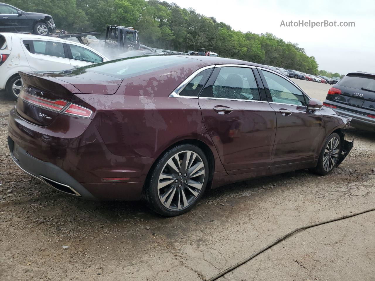 2017 Lincoln Mkz Reserve Бордовый vin: 3LN6L5F90HR664455