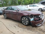 2017 Lincoln Mkz Reserve Burgundy vin: 3LN6L5F90HR664455