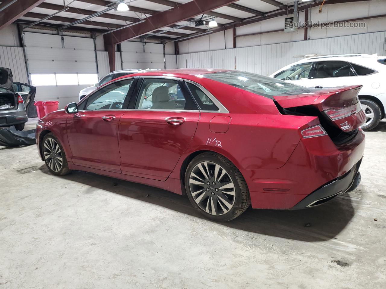 2017 Lincoln Mkz Reserve Red vin: 3LN6L5F91HR607519