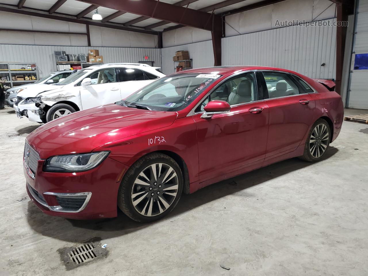 2017 Lincoln Mkz Reserve Red vin: 3LN6L5F91HR607519