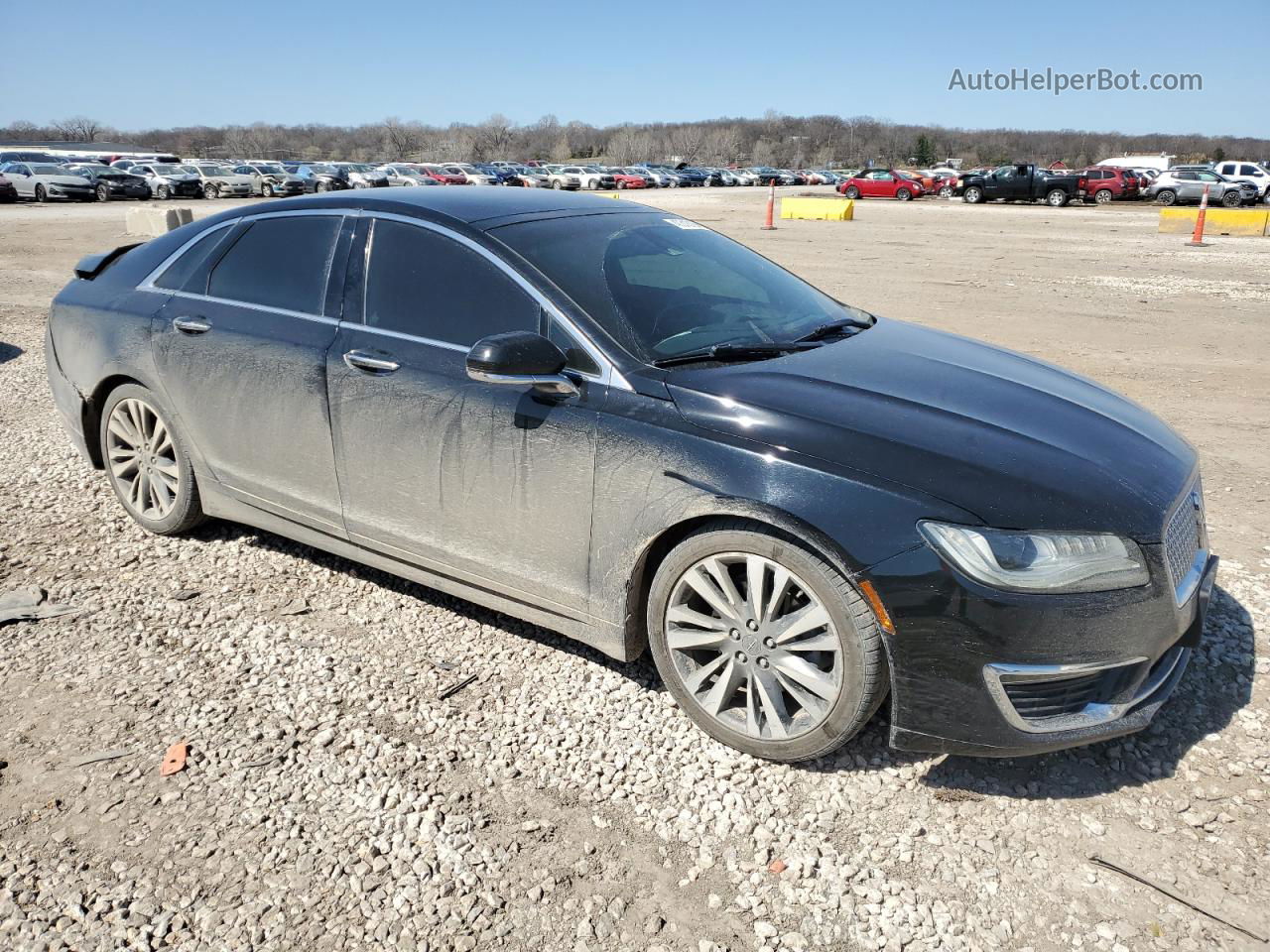 2017 Lincoln Mkz Reserve Black vin: 3LN6L5F91HR639659