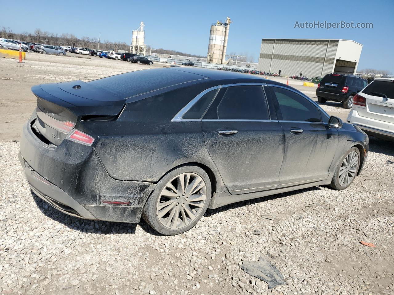 2017 Lincoln Mkz Reserve Черный vin: 3LN6L5F91HR639659