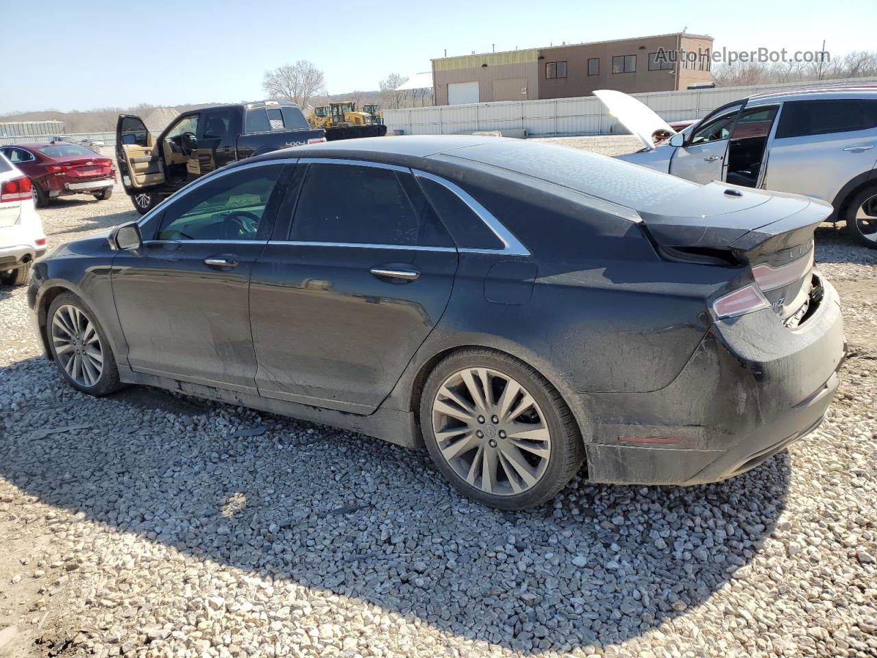 2017 Lincoln Mkz Reserve Черный vin: 3LN6L5F91HR639659