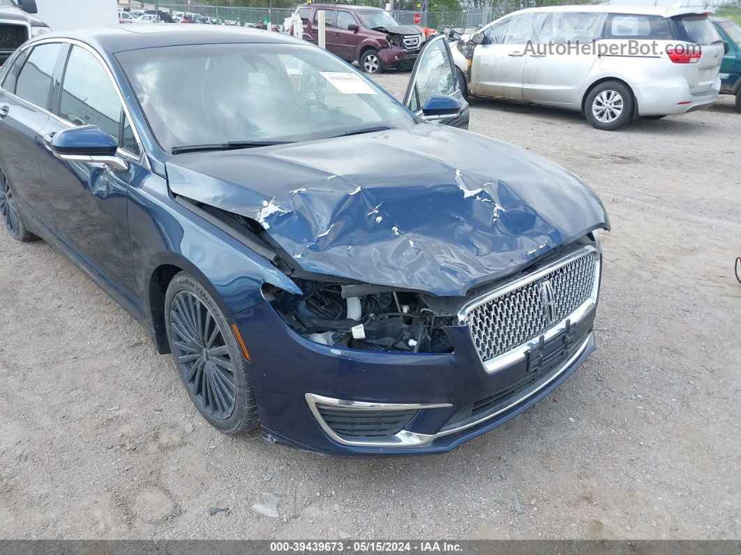 2017 Lincoln Mkz Reserve Blue vin: 3LN6L5F91HR649219