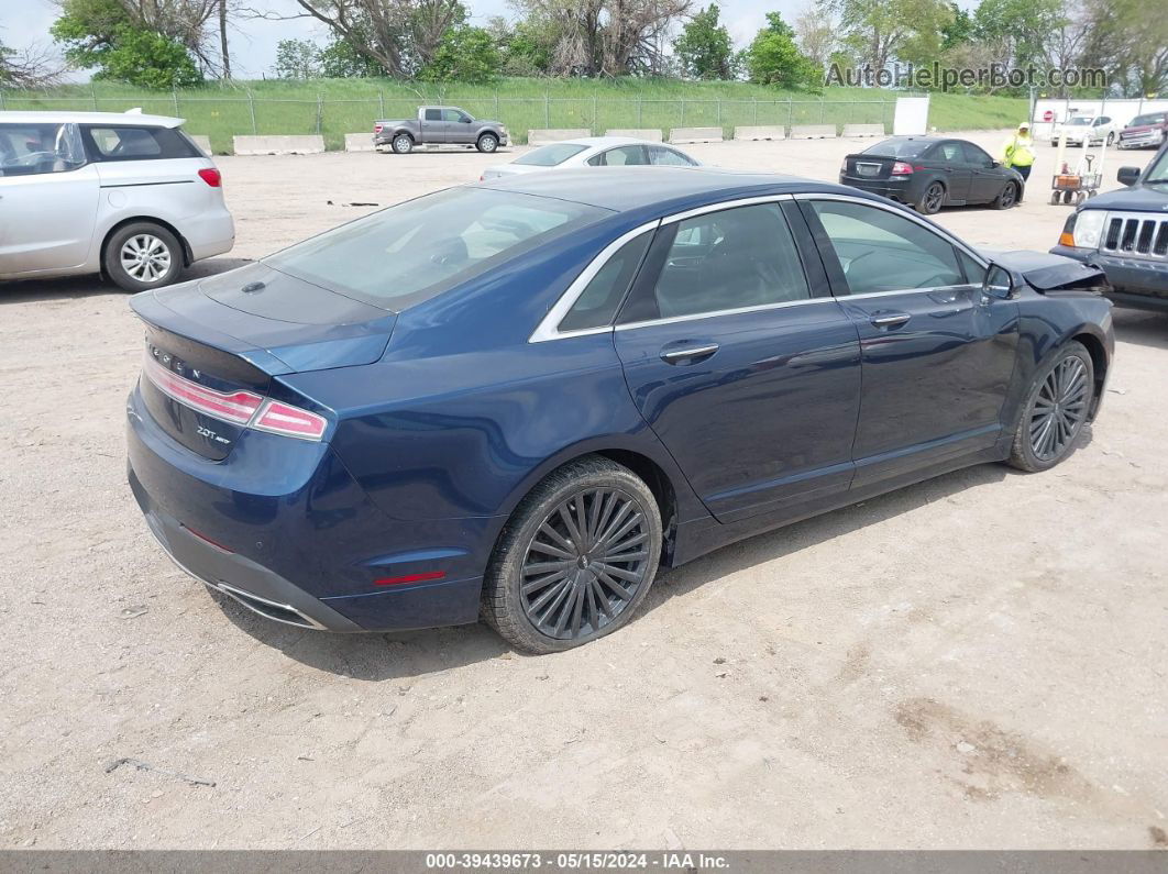 2017 Lincoln Mkz Reserve Blue vin: 3LN6L5F91HR649219