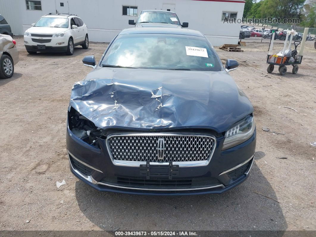 2017 Lincoln Mkz Reserve Синий vin: 3LN6L5F91HR649219