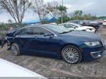 2017 Lincoln Mkz Reserve Blue vin: 3LN6L5F92HR631490