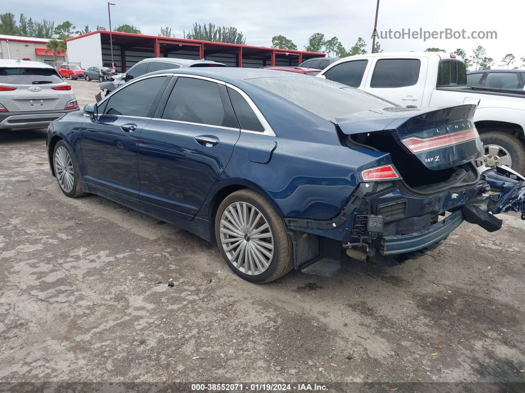 2017 Lincoln Mkz Reserve Blue vin: 3LN6L5F92HR631490