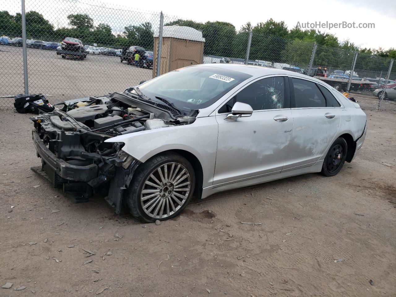 2017 Lincoln Mkz Reserve Silver vin: 3LN6L5F92HR641405