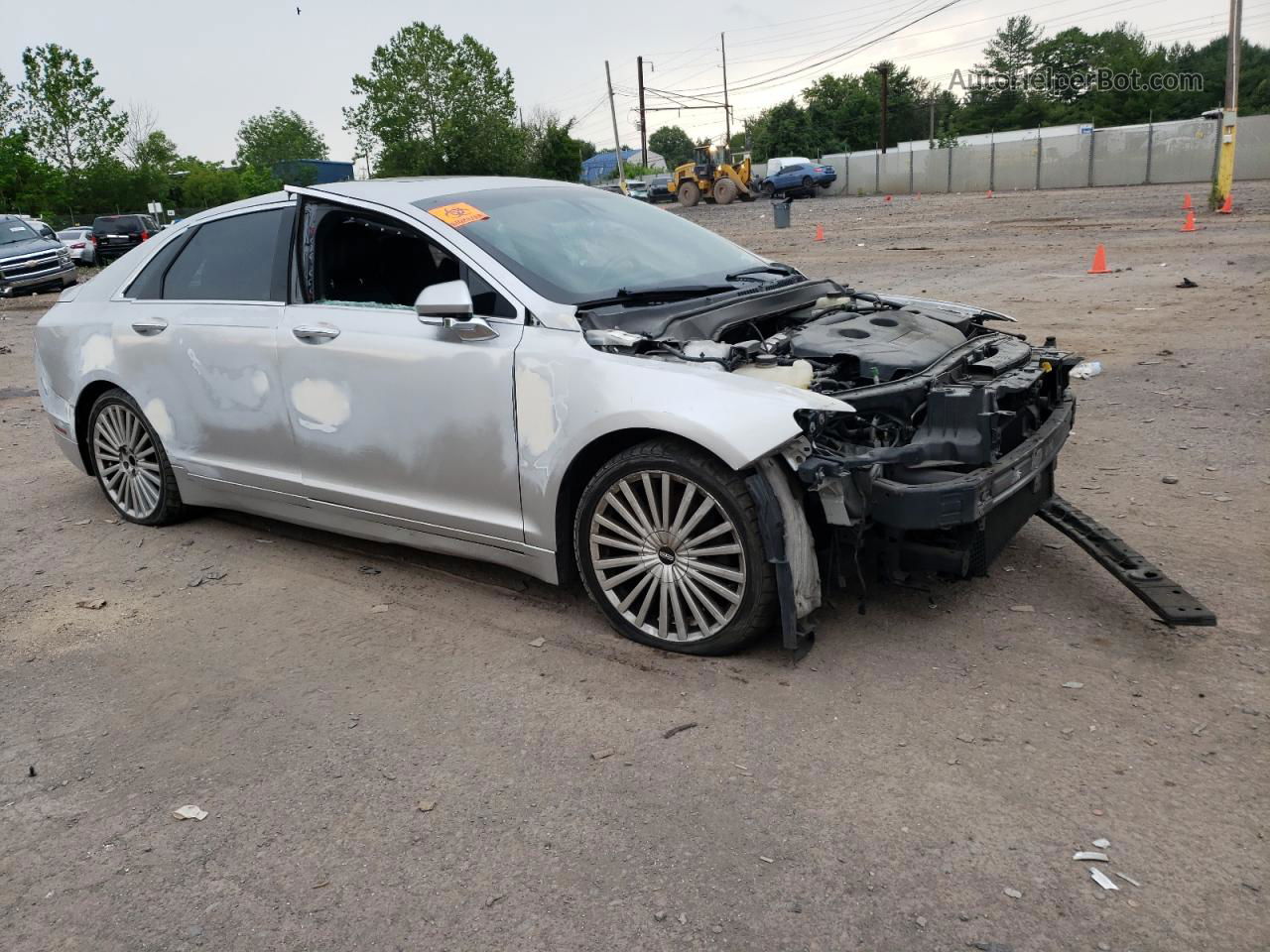 2017 Lincoln Mkz Reserve Silver vin: 3LN6L5F92HR641405