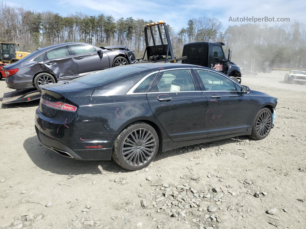 2017 Lincoln Mkz Reserve Черный vin: 3LN6L5F92HR644949