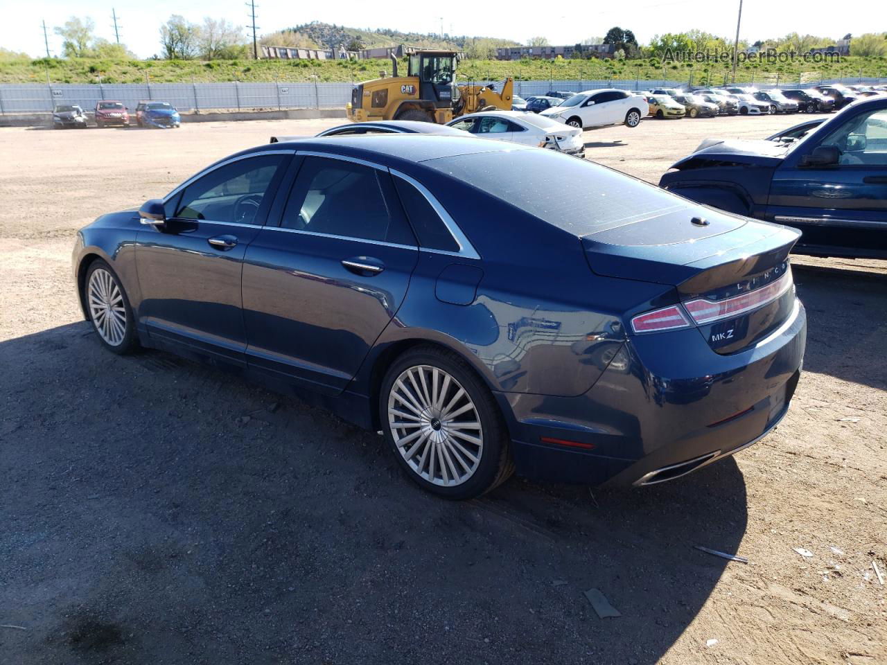 2017 Lincoln Mkz Reserve Blue vin: 3LN6L5F93HR633698